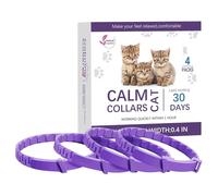 Natural Pet Collier apaisant pour chien - Collier anti-stress imperméable pour chiot | 4 x séparation, contrôle du stress et du comportement pour chiens, collier flexible aux phéromones dure 30 jours