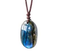Natural quarttz Pendant, Polished Agate Mineral Stone Charm