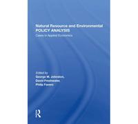 Natural Resource And Environmental Policy Analysis
