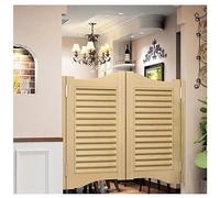 Natural Saloon Cafe Portes battantes 96,5 x 91,4 cm - Portes de séparation durables à fermeture automatique avec charnières à double action pour entrée de pub, porche, restaurant, bar - Options de