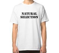 Natural Selection Columbine Mens White Personality Casual Tees T Shirts