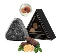 Natural Shampoo Bar, Triangular Strengthening Hair Wash, 120g Solid Soap with Nourishing Formula, Scalp Care Hair Cleanser, Shampoo Bar with Eco Friendly Design, Daily Routine for Women Men