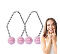 Natural Smile Trainer - Entraîneur de muscles faciaux, machine d'exercice de sourire antirouille en acier inoxydable facile à nettoyer | Fournitures d'hôtesses d'avion pour dormir et travailler.