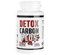 Natural Sprint- Détox Charbon XXL PLUS - Ventre plat 7 milliards UFC + enzymes digestives + fenouil + anis + charbon végétal pour éliminer gaz intestinaux - 240 comprimés Fabriqué en Italie