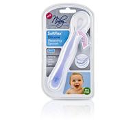 Natural Touch Assiettes & Plats - Cuillère avec bord doux en Silicone +4 mois