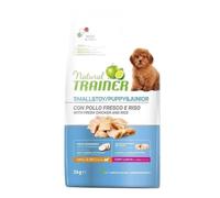 Natural Trainer Chiot Et Junior Petit Et Toy Avec Poulet Frais Et Riz 2 KG