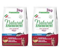 Natural Trainer - Croquettes pour Chat Adulte avec Thon - 3kg (Lot de 2)
