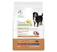 Natural Trainer Dog Medium Adult Canard 3kg, Aliment sec complet pour chiens adultes de taille moyenne et grande, goût canard, lot de 3 kg.
