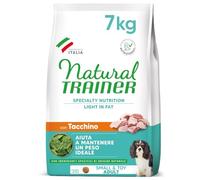 Natural Trainer Ideal Weight Small & Toy Nourriture pour Chiens Adultes Light en Gras avec Dinde - 7 kg