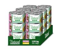 Natural Trainer Kitten Nourriture Humide Pate de Poulet 18 x 85 g