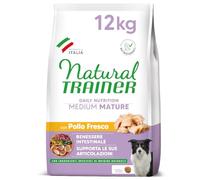Natural Trainer Medium Maturity Aliments pour Chiens matures avec Poulet - 12 kg