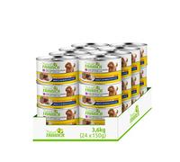 Natural Trainer - Pâté pour Chien Adulte Mini-Toy avec Jambon - Pack 24 x 150g - 3,6kg