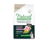 Natural Trainer Selected Quality Nutrition Adult Medium Chien, Aliment sec pour chiens adultes de grande taille, goût SAC désossé 2,5 kg.