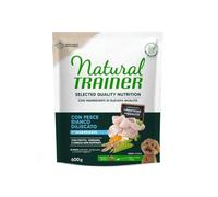 Natural Trainer Selected Quality Nutrition Adult Small Chien, nourriture sèche pour chiens adultes de petite taille, goût poisson blanc déshydraté 600 grammes.