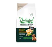 Natural Trainer Selected Quality Nutrition Puppy Small Chien, nourriture sèche pour chiens chiots de petite taille, goût poulet désossé 1,5 kg.