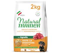 Natural Trainer Sensitive No Gluten - Croquettes pour Chien Adulte Mini-Toy avec Agneau et Céréales Complètes - 2kg