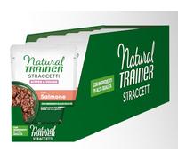 Natural Trainer Strucetti Aliments Humides pour Chatons - Bouchures en Sauce au Saumon 28 x 70 g