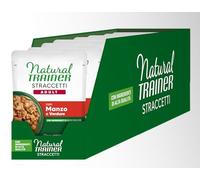 Natural Trainer Strucetti Aliments Humides pour Chats Adultes - Bouchures en Sauce avec Boeuf 22 x 85g