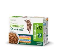 Natural Trainer Strucetti Aliments Humides pour Chats Adultes - Bouchures en Sauce Multipack 12 x 85g