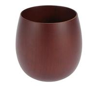 Natural Wood Big Belly Coffee Tea Cup Traditional Style Drinkware Natural Wood Dyes Crafted, Multi Use for Coffee Wine Water New Long Term Use