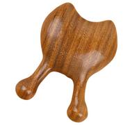 Natural Wooden Massage Comb, Manual Scalp Massager Tool, Green Sandalwood Hair Comb with, Body Face Eye Brush, Relaxation Accessory for Daily Care