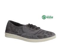 Natural World Baskets femme 102E Coton bio 100% éco-responsable Gris