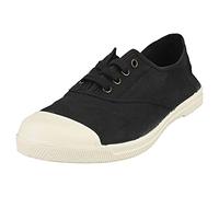 Natural World Eco - 102E Women's Trainers - Organic Cotton - 100% EcoFriendly - Black Color