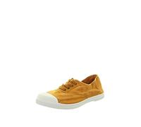 Natural World Eco - 102E Women's Trainers - Organic Cotton - 100% EcoFriendly - Leather Brown Color