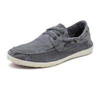 Natural World Eco - 303E Baskets Vegan Chaussures Navigation à Voile Tendance en Tissu en Toile pour Hommes - Mono Hi, Baskets Basses Adulte, EU Baskets - NOUVEAUTÉ - Coloris variés - delavé