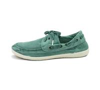 Natural World Eco - 303E Men's Trainers - Organic Cotton Boat Shoes- 100% EcoFriendly - Green Color