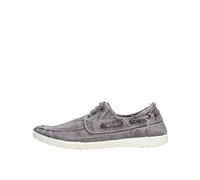 Natural World Eco - 303E Men's Trainers - Organic Cotton Boat Shoes- 100% EcoFriendly - Grey Color