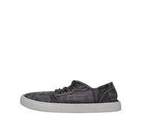 Natural World Eco - 6602E Men's Trainers - Organic Cotton Canvas Shoes - 100% EcoFriendly - Black Color