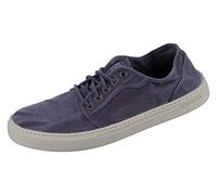 Natural World Eco - 6602E Men's Trainers - Organic Cotton Canvas Shoes - 100% EcoFriendly - Dark Blue Color