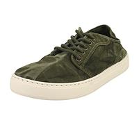 Natural World Eco - 6602E Men's Trainers - Organic Cotton Canvas Shoes - 100% EcoFriendly - Green Color