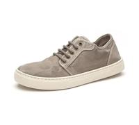Natural World Eco - 6602E Men's Trainers - Organic Cotton Canvas Shoes - 100% EcoFriendly - Light Grey Color