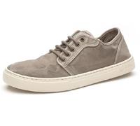 Natural World Eco - 6602E Men's Trainers - Organic Cotton Canvas Shoes - 100% EcoFriendly - Light Grey Color