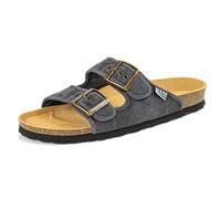 Natural World Eco - 7001E - Dyed Fabric Vegan Sandals for Men and Women - Black Color