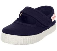Natural World Mercedes, Ballerines Fille - Bleu - Bleu - Blau (Navy), 22 EU