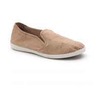 Natural World Eco - 315E Men's Trainers - Organic Cotton Canvas Shoes - 100% EcoFriendly - Beige Color