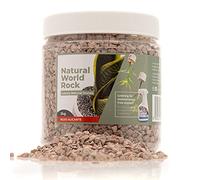 Natural World Pierres de décoration pour plantes en roche - Belles pierres naturelles | 2 kg | 5 mm de diamètre | Parfait pour les pots de fleurs à l'intérieur et à l'extérieur | (Rouge Alicante)