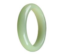 Natural Yellow Green Jade Bangle Bracelet for Women Chinese Style Retro Lucky Chnatural Yellow Green Jade Bangle Bracelet for Women Chinese Style Retro Lucky Charm,Vert_56 Mm