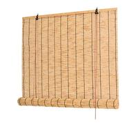 NaturalBlinds Store enrouleur en bambou résistant aux intempéries pour une utilisation en extérieur - Rouleau de protection solaire pour balcon, terrasse, fenêtre et porte - Rouleau en bambou