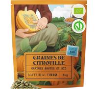 NaturaleBio Graines de Courge Bio Snack Protéiné