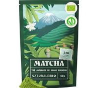 NaturaleBio Matcha Japonais Bio Premium en Poudre L-Théanine