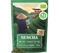NaturaleBio Thé Vert Japonais Sencha Bio Feuilles Entières
