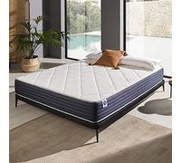 NATURALEX - Matelas Ideal-Visco 140x190-24 cm - Soutien Mousse à mémoire de Forme - Accueil Blue Latex - Confort Mi-Ferme - Respirant - 7 Zones - Réversible - Hypoallergénique - Fabriqué en Europe