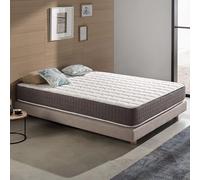 NATURALEX - Matelas ExtraFresh 150x200-24 cm - Soutien Mousse à mémoire de Forme Mi-Ferme - Accueil Blue Latex - Très Respirant - 7 Zones - Réversible été/Hiver - Haute Densité - Fabriqué en Europe