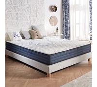 NATURALEX - Matelas 140x200 cm - Perfect Dream - Mousse à mémoire de Forme et Blue Latex - Thermorégulateur - 7 Zones de Confort - Équilibré - Réversible - Ergonomique - Respirant - Très Durable