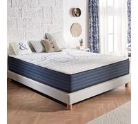 NATURALEX - Matelas PerfectDream 150x190 - Épais 30 cm - Soutien Mousse à mémoire de Forme - Accueil Blue Latex - Confort Ferme - Respirant - 7 Zones - Réversible - Très Durable - Fabriqué en Europe