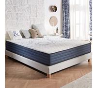 NATURALEX - Matelas PerfectDream 80x200-24 cm - Soutien Mousse à mémoire de Forme - Accueil Blue Latex - Confort Mi-Ferme - Respirant - 7 Zones - Réversible - Ergonomique - Fabriqué en Europe